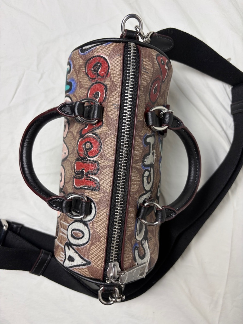 Coach x Mint + Serf Graffiti Mini Satchel Crossbody – Rare Collab 🎨 - Picture 9 of 13